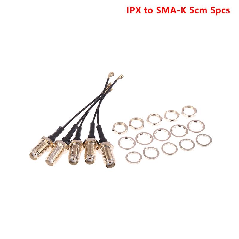 5Pcs/Lot Ipx To Connector Cable Female 1.13Mm Ipex To Sma Coax Adapter Cable Assembly Pigtail Extension Pigtail Cable