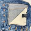 CELINE N782 086T 08TU Blue Cotton Vintage Union Wash Button Fly Denim Pants Bottoms 30 blueUsed