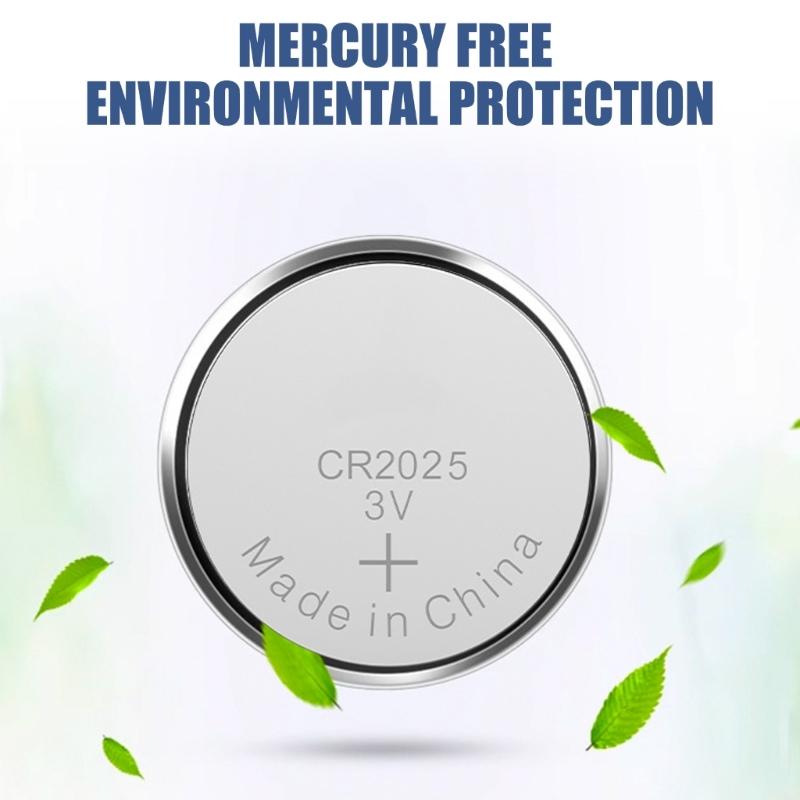 CR2025 Coin Cell Battery 3V Single Pack, Lithium Button Cell for Toys Remotes and Electronic Devices 1pack