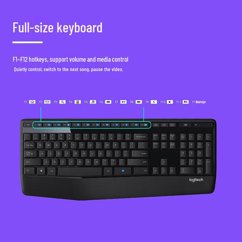 Logitech MK346P Wireless Keyboard and Mouse Combo