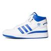adidas Baskets Forum Mid Blanc Bleu Royal Femme G57985