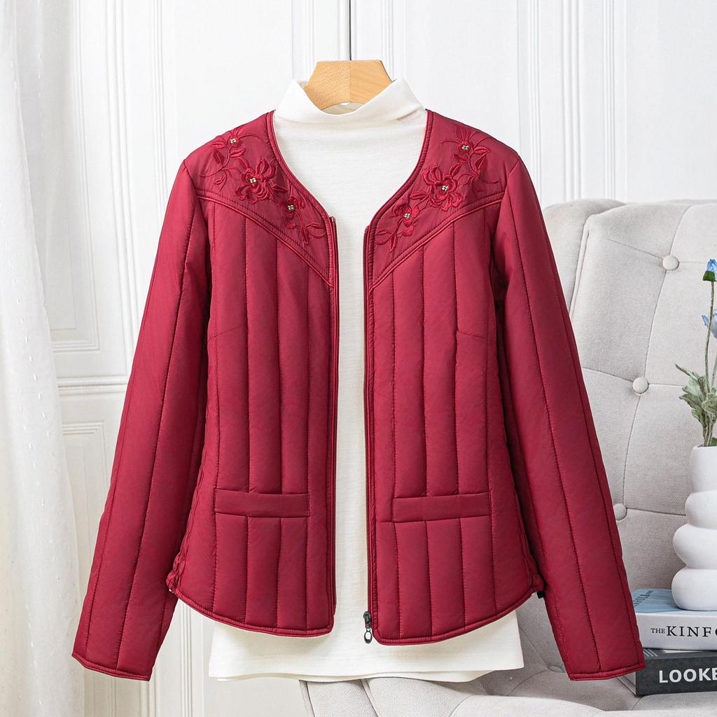 2025 Warme Winterleichte Daunenjacke: Fleecegefütterter, vielseitiger, kuscheliger Kurzmantel