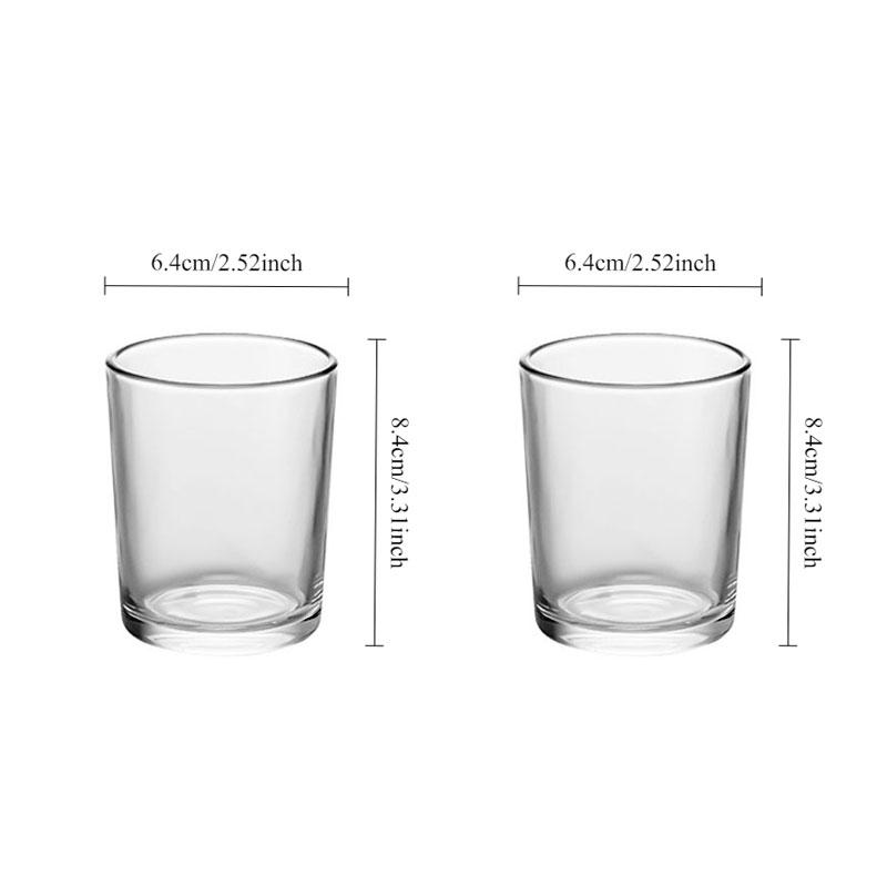 Whisky Wine Glasses Large Ice Hockey Glasses Special Cocktail Glasses Bar Classic Glasses Retro Foreign Wine Glasses Glass Cup 2pcs