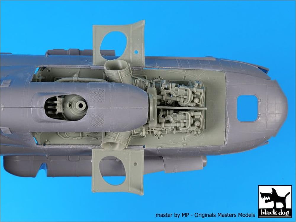 Black Dog Mil Motor Plastmodell Deler HAUA48188 1/48 Mi-8 (for Zvezda)