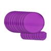 10 Pack of Round Folding Fans with Carrying Bag for Summer Use