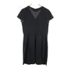 ARMANI EXCHANGE Short sleeve French Sleeve Zip one piece 8 black Women Used