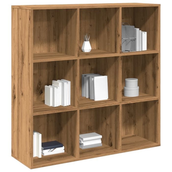 VidaXL Bookcase Artisan Oak 98x29x97.5 Cm, Privacy Screen, Bookshelf, Storage Shelf, 855969