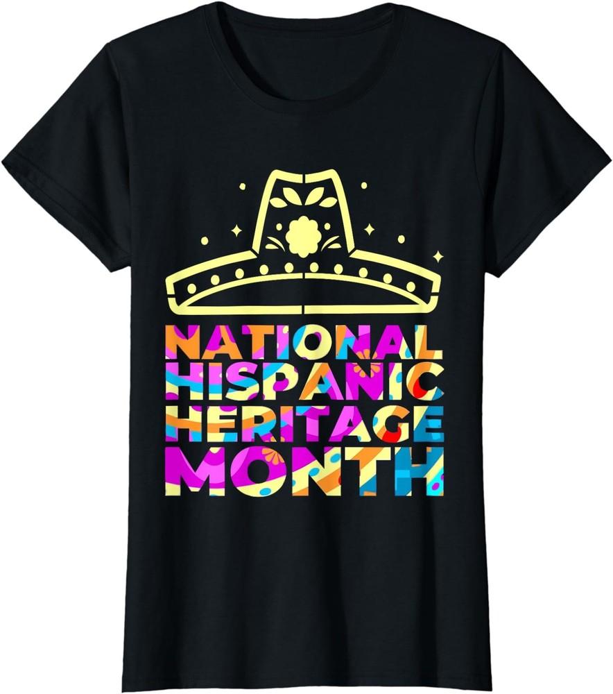 National Hispanic Heritage Month Latino Celebration Ladies039 Crewneck T-Shirt
