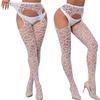 Fishnet Thigh High Stockings High Waist Suspender Tights for Women Garter Belt Pantyhose Tights Fishnets Hosiery Gifts