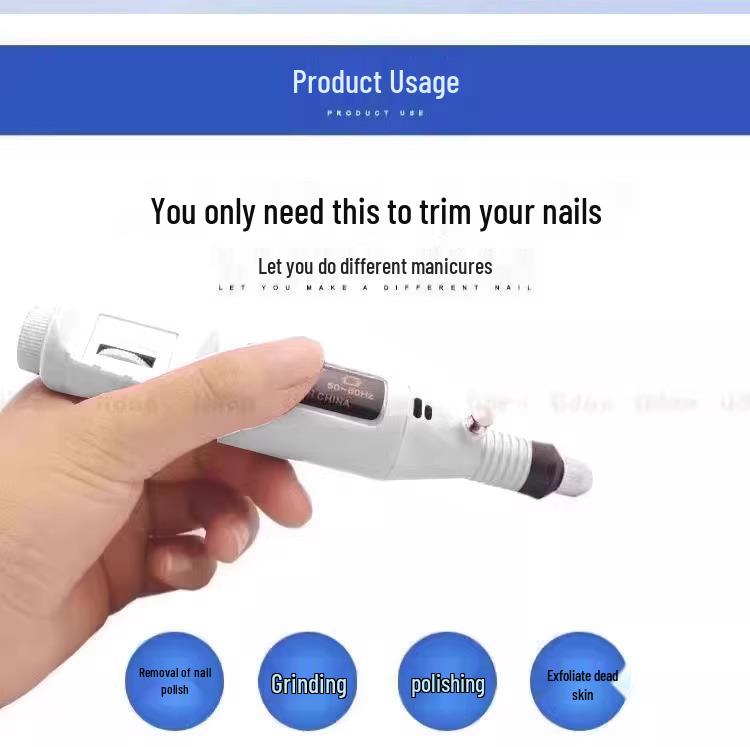 Newcomer Discount: Electric Nail Grinder for Onychomycosis - Toenail Manicure Tool