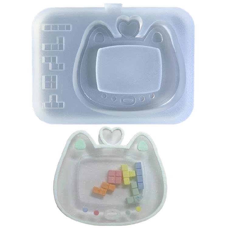 

Resin Casting Shaker Mold Epoxy Quicksand Silicone Molds Resin Shaker Mold for Pendant Jewelry Keychain Decoration Craft