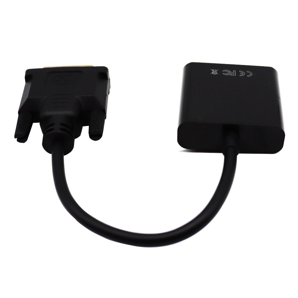 DVI Input DVI-D DVI To VGA Converter VGA Output DVI To VGA Converter  Notebook