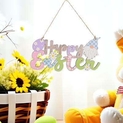 Easter Wooden Ornament, Wall Hanging Decor, Sign for Front Door, Farmhouse, Porch, Home,