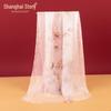 Shanghai Story Floral Mulberry Silk Scarf & Shawl