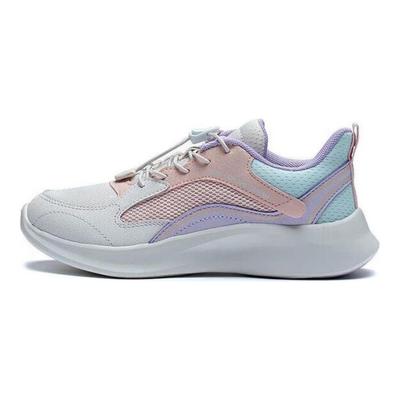 Li Ning Kinder Lingyue 3.0 Rutschfeste Verschleißfeste Freizeitschuhe Kinder Freizeitschuhe Weiß Blau Lila YKCT032-4