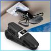 1 unidad Caja para Gafas de Visera Solar de Coche Clip Universal para Gafas de Sol Tarjeta Para 147 159 156 Giulietta Giulia Mito Spider Alpha Reposacabezas