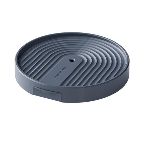 Pojízdný podstavec na rostliny Kulatý podnos pod květináč se skrytou drenážní nádržkou Podnos pod květináč s brzdovými kolečky pro vnitřní i venkovní použití