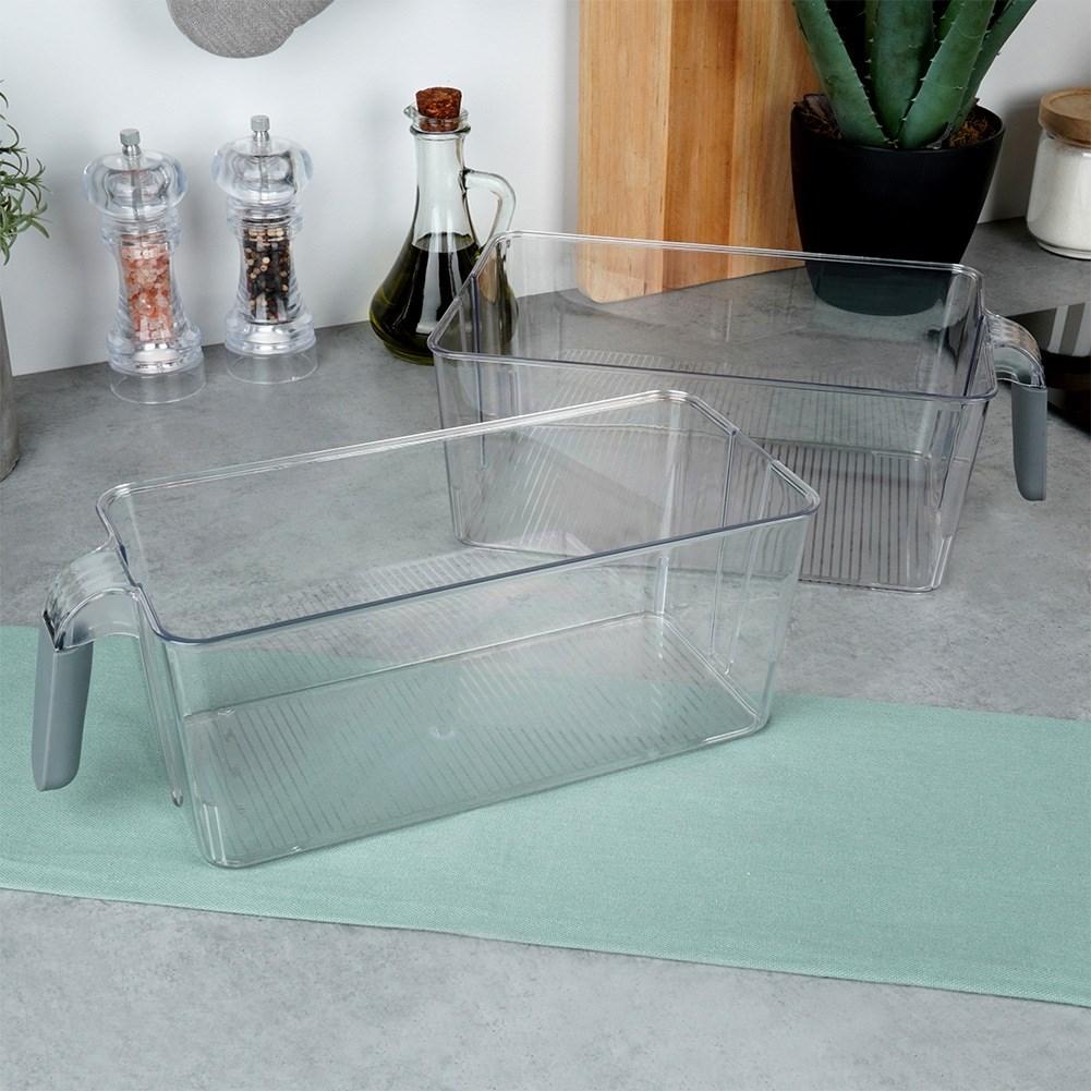 Organizer do lodówki pojemnik z uchwytem 31x18x11.5cm EXCELLENT ELECTRICS 229185