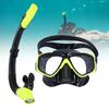 Snorkeling AntiFog Goggles Set Diving Glasses with Full Dry Snorkel for Kids Adults(Blue GogglesSnorkel )