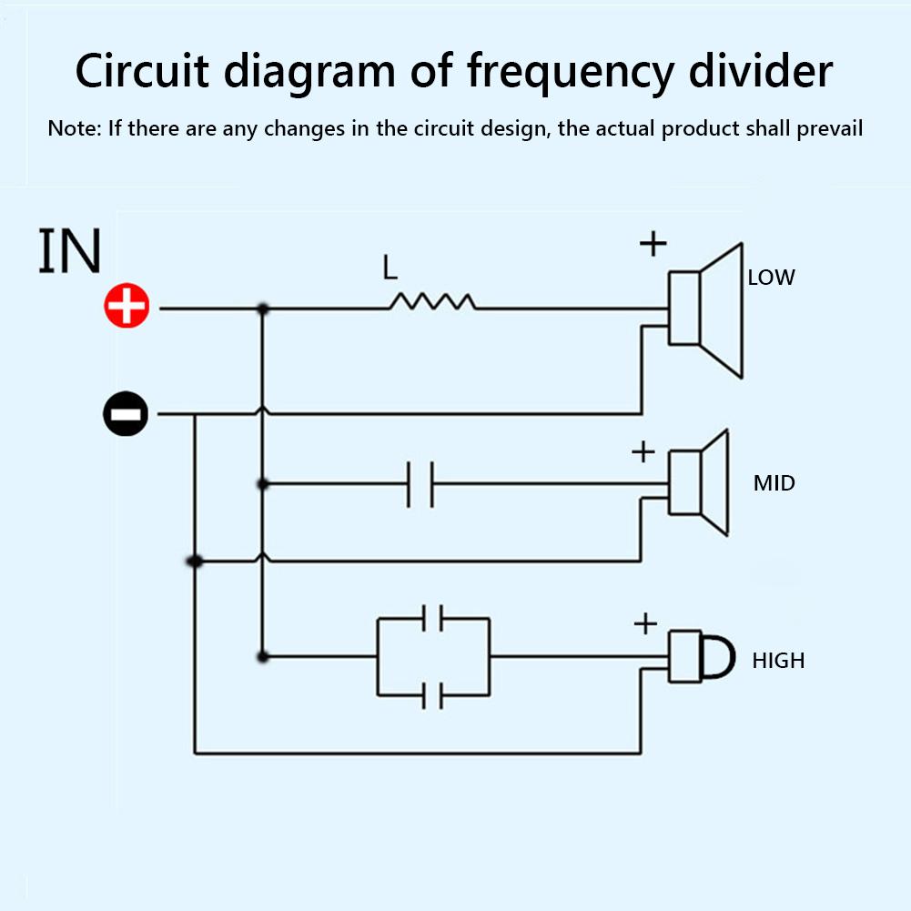 200W 3 Way HiFi Speaker Frequency Dividers MKP Metal Film Treble/Alto/Bass Audio Crossover Filter Circuit Board Speakers Filter