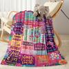 Happy 16th Birthday Celebration Flannel Blanket-Soft and Suitable for Sofas,Beds,Offices,Travel,All Seasons,Great Gift for Holidays and Birthdays.