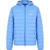 Hooded Zip-Up Long Sleeve Down Jacket With Logo Men Outerwear Blue 8NPB24-PNGPZ-1526