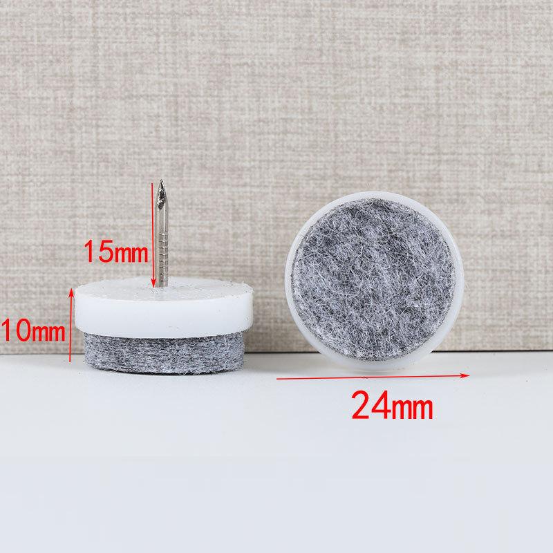 Home Floor Protection Tables, Chairs, Sofas, Foot Mats, Silent Pads, 20 Pieces Of Furniture Foot Mats,14-28Mm Circular Felt Pads