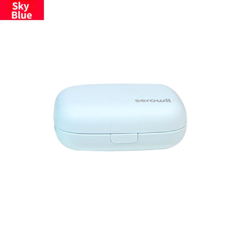 Ultraviolet Toothbrush Disinfection Box, Portable and Intelligent Induction UVC Sterilizer, Dual-Use for Travel and Home