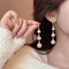 Accessible Luxury Fancy Elegant Double Layer Zircon Pearl Stud Earrings Women's Earrings 2025 New Arrival Best Selling