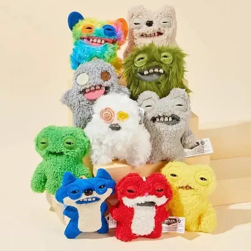 Genuine Fuggler Teeth Monster Plush Doll Toys Funk Teeth Treasure Ugly Monster Funny Toy Backpack Pendant Adult Kids Toy Gifts