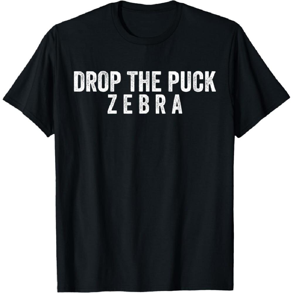 

Drop The Puck Zebra T-Shirt XXXXXL чорний