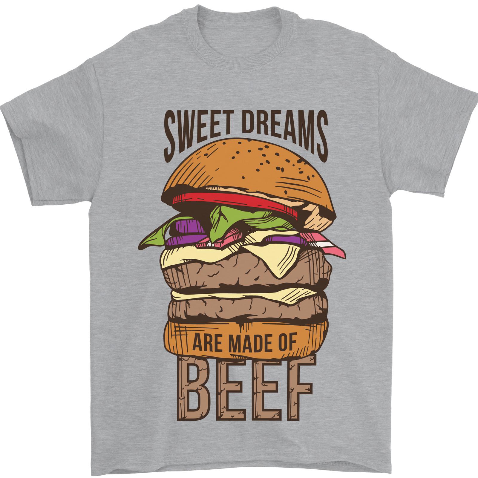 Sweet Dreams are Made of Beef BBQ Chef Mens T-Shirt 100% Cotton XXL
