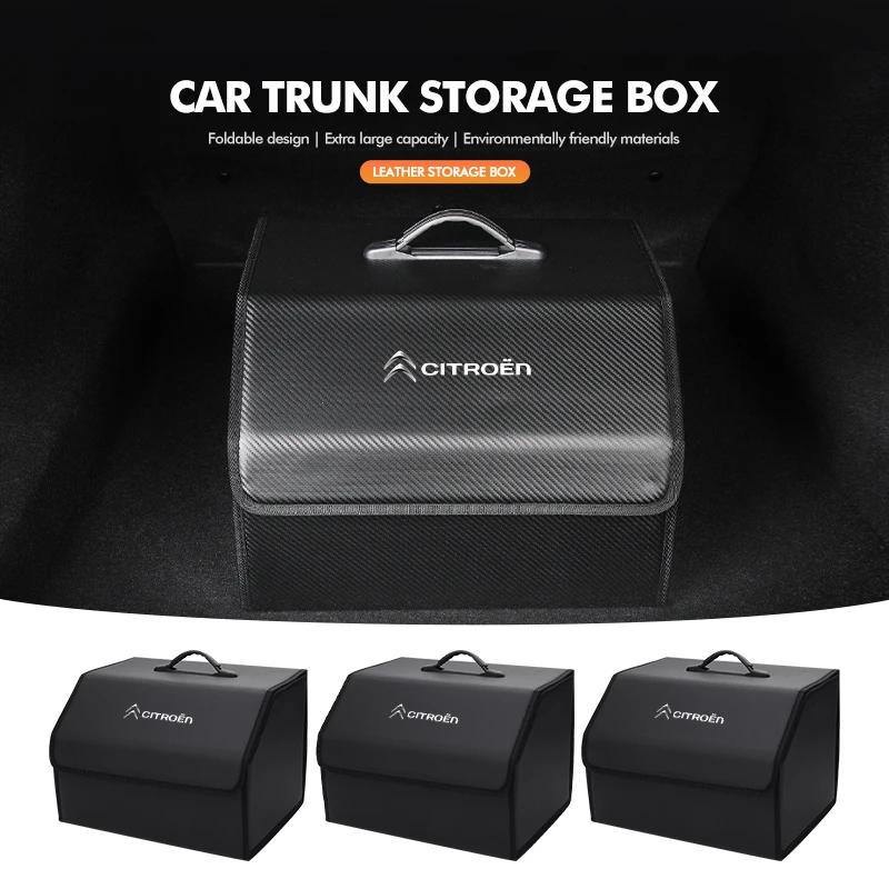 KDXF2 Car Trunk Storage Box Organizer Stowing Tidying Container Bag For Citroen C5 C1 C2 C6 C4L DS3 DS4 DS5 C-Elysee Grand Berlingo