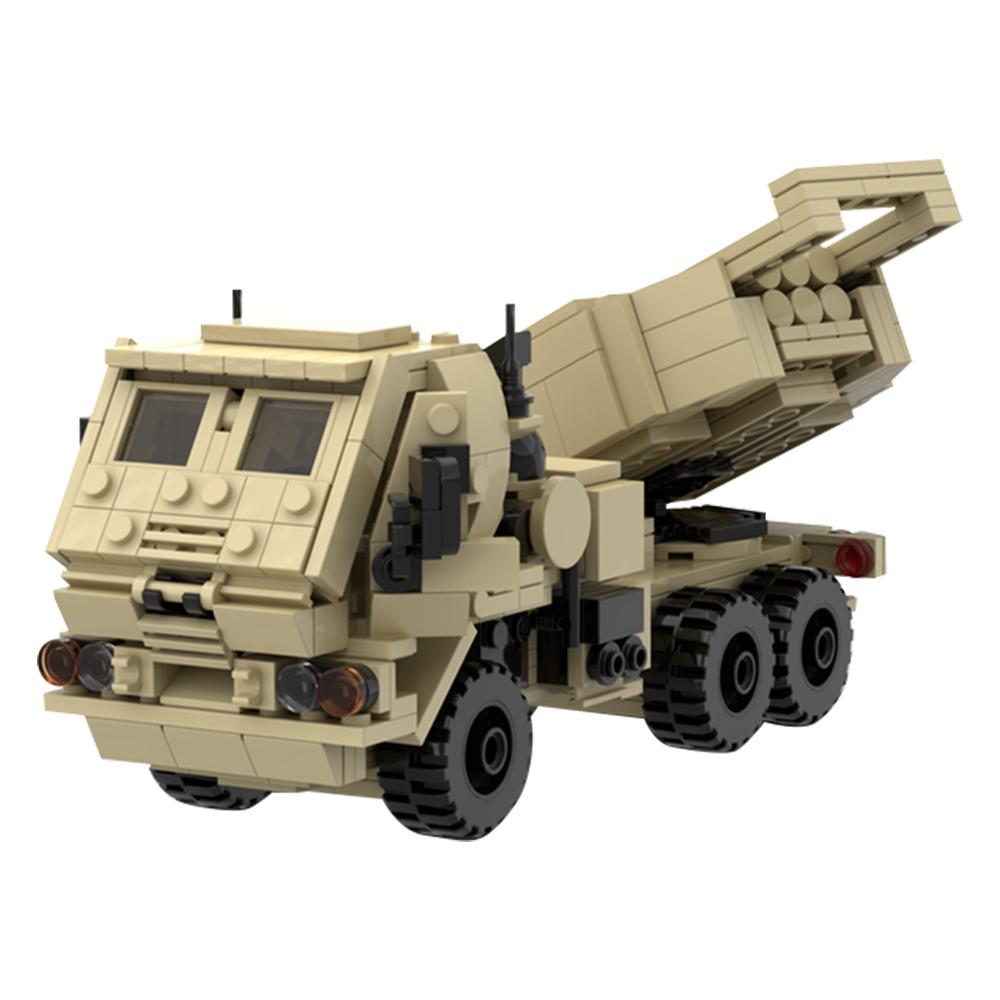 Non-Toxic Gobricks Moc Mrap Military Vehicle Car Serie Bricks Mine Resistant 4X4 Rg-33L Rg-31 M142 M1296 Crows Building Blocks Toy Car