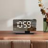 LED Digital Alarm Clock with Time Projection, Dual Alarms, USBCelsiusType-C Charging Ports, 6-  Dimmable, Daylight Saving Time (DST), Snooze