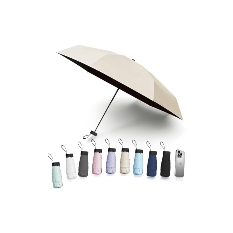 [2026 New Release JIS Certified UV Protection] Lightweight Sun Umbrella with UV Protection, Heat Shielding, UPF50+, Foldable, Heatstroke Prevention,