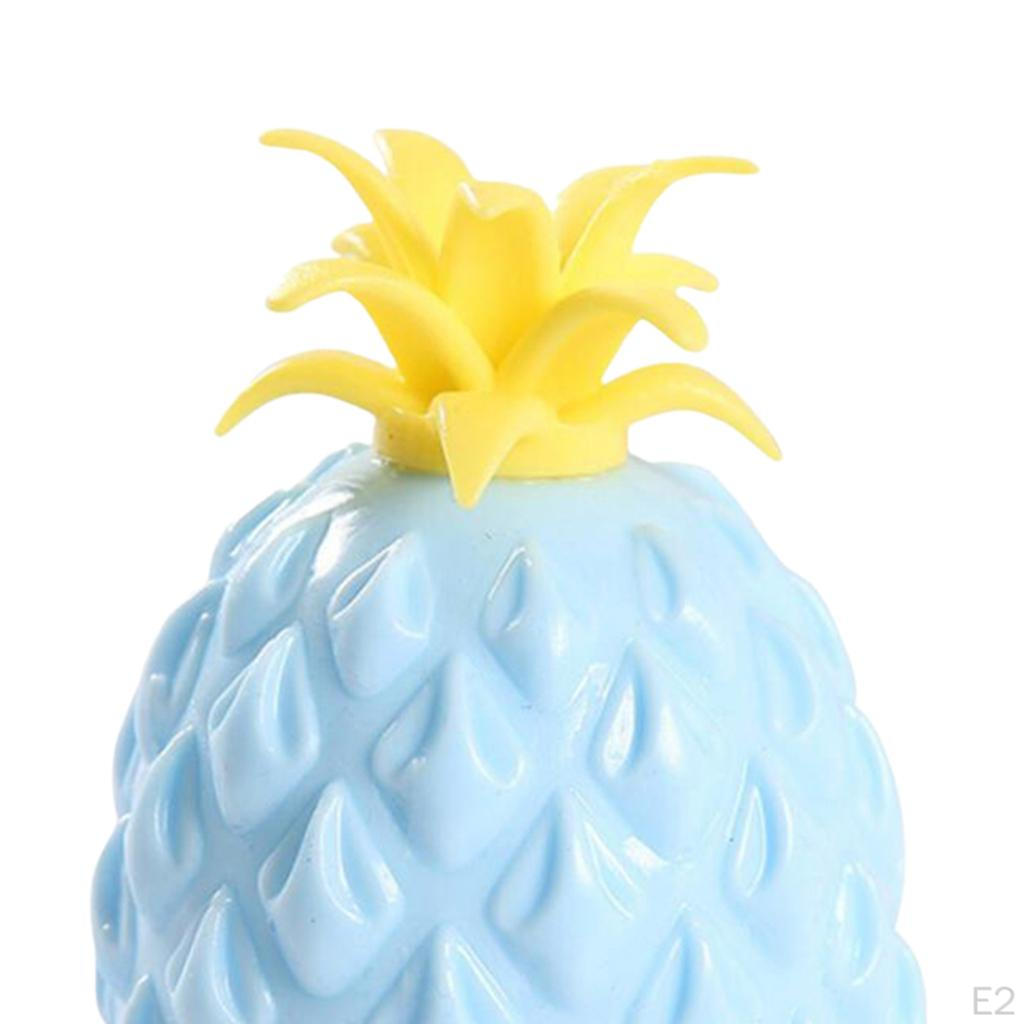 Silicone Pineapple Fidget Toys Squeeze Sensory Decompreossion Toy Blue