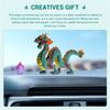 M-Modern-Dragon Statue Chinese Dragon Statue 2025 New Year Of The Dragon Gift Animals Figure Chinese Lucky Zodiac Sculpture