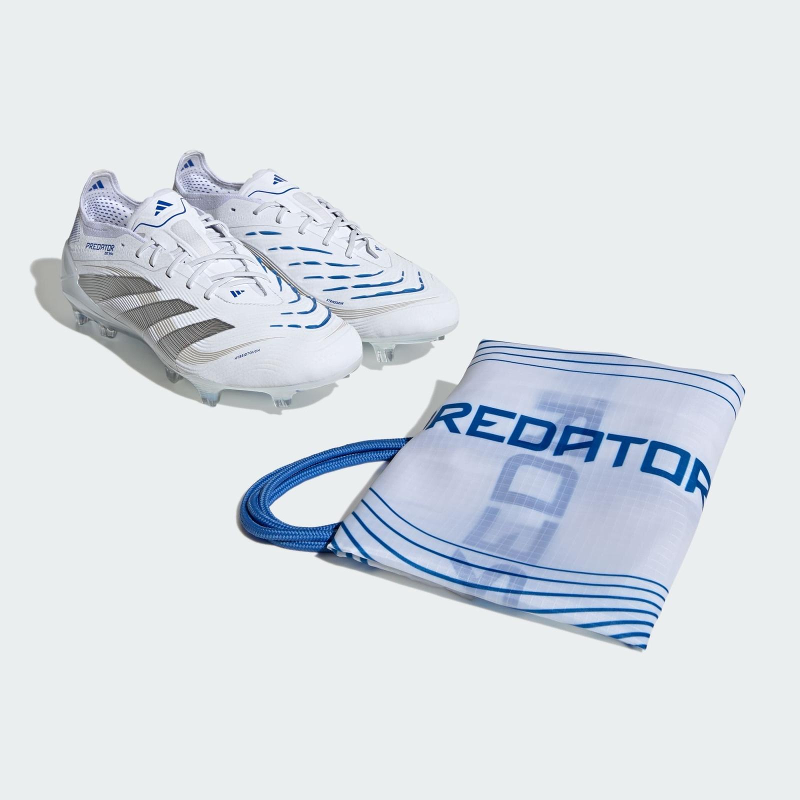 ID3879 adidas Predator Elite FG Cloud White Silver Metallic Bright Royal (Men s) 7