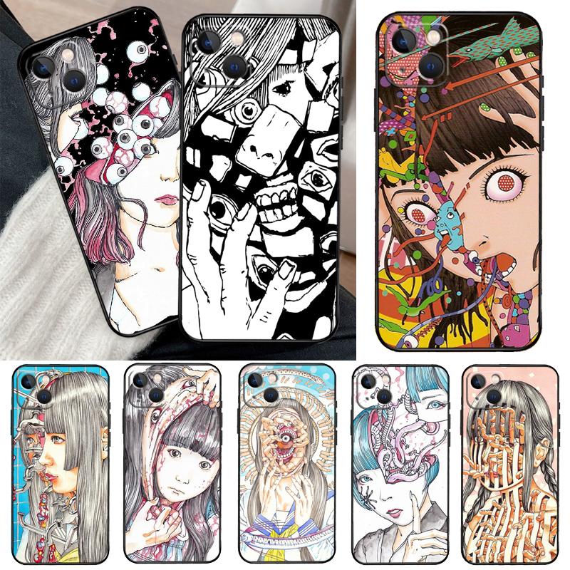 

Чехол Shintaro Kago Horror для iPhone 13 12 Mini 11 14 Pro Max 6S 8 7 Plus SE 2022 2020 X XS Max XR задняя крышка