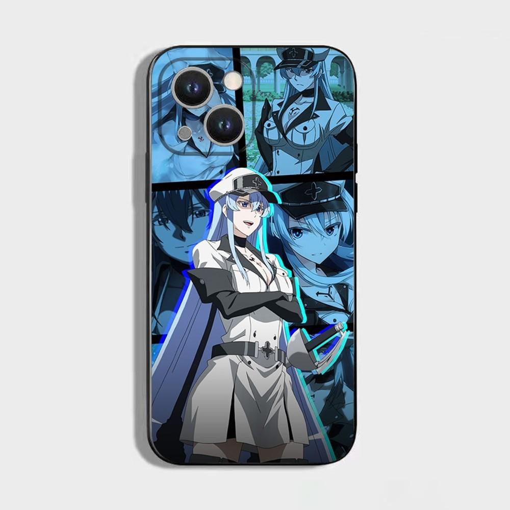 

Крутой чехол для телефона с Аниме Akame ga KILL Для iPhone 16,15,14,13,12,11 Plus,Pro Max,XS,X,XR,SE,Mini,8,7, Мягкий силиконовый черный чехол iPhone16