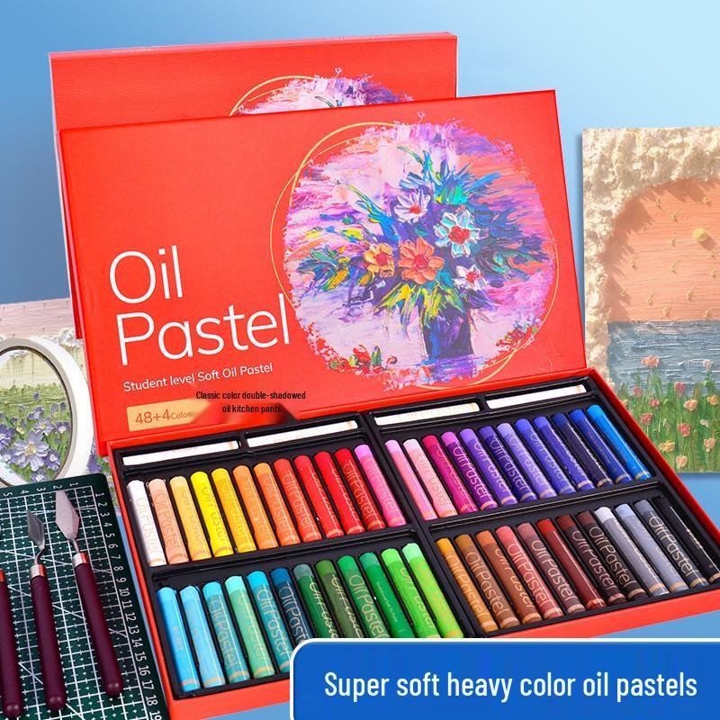 Xin San Cai Super Soft Oil Pastels: Full DIY Set for Art Students with Rich Colors