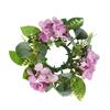 Hydrangea Eucalyptus Leaf Candlestick Small Wreath Simulation Green Plant Indoor Wedding Desktop Decoration Ornament