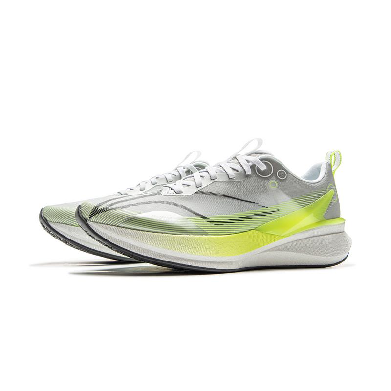 New LiNing Red Hare 8PRO Breathable Lightweight Rebound Low Top Marathon Running Shoes Men's Calm Gray ARPV003-11