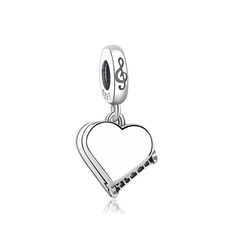 Charms Beads Original Music Notes Piano Headphone Charm Fit Pan Brand Bracelet Necklace Jewelry for Women