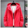 Ultra Thin Summer Sun-Protective Cycling Jacket Waterproof Hooded Jacket Qucik-Drying Hiking Climbing Camping Jacket Coat XS-7XL