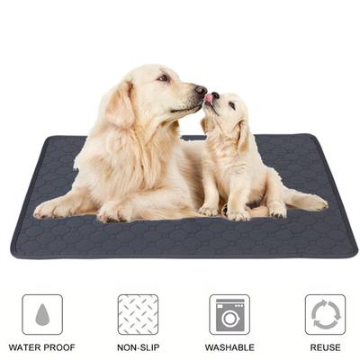 Hunde-Pinkelunterlage Wiederverwendbar Waschbar Hunde-Urinmatte Autositz Boden Sofa Wasserdicht Saugfähig Welpen Katze Training Windelmatte Haustierbedarf