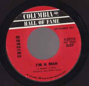 

7-дюймовая пластинка CHICAGO - I m A Man / Colour My World 433210 Columbia US Рок Б/У