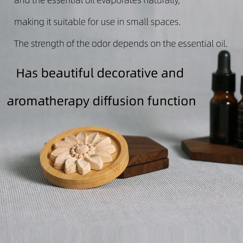 New Essential Oil Diffuser, Pack Wooden Aromatherapy Round Home Office Car Diffuser In Various Sizes Gifts Birthday Graduation
