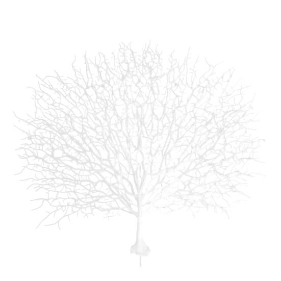 Künstlicher Korallenast 16,5" Simulation Meereskorallenast Falsche Aquarienverzierung für Fischtank Landschaft Hochzeit Heimdekoration